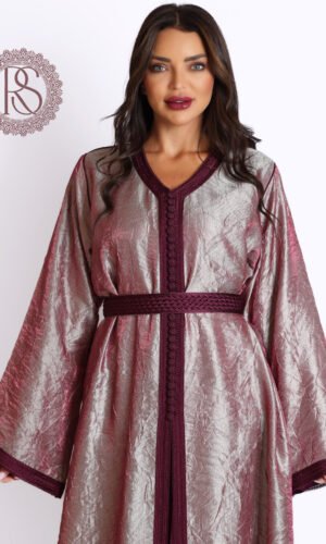 BURGUNDY CAFTAN