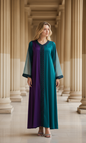 Green Velvet Caftan